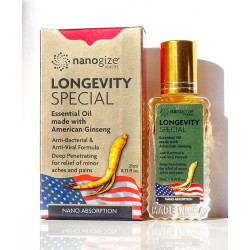 Longevity Special - Essential Oil Made with American Ginseng - Pack of 1, Natural