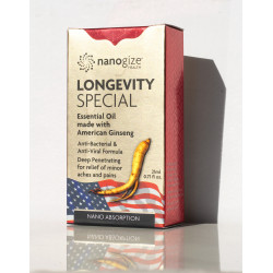 Longevity Special - Essential Oil Made with American Ginseng - Pack of 6