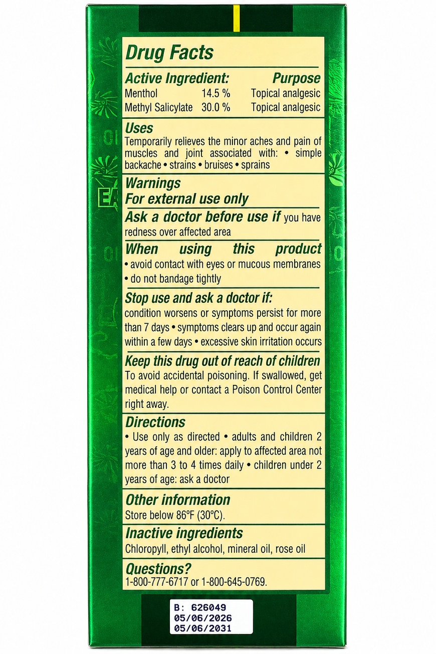 Eagle Famous Green Medicated Oil – 12 Bottles, 8 mL Each