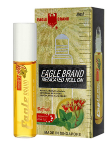 Eagle Brand Medicated Roll-On (Refresh) 12 Bottles, 8 mL Each