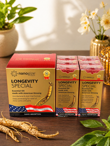NANOGIZE Special Ginseng Premium Essential Oil Blend Collection – 6-Pack (10ml Each)