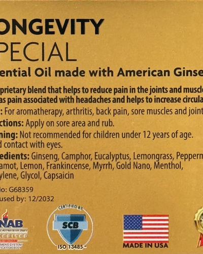 NANOGIZE Special Ginseng Premium Essential Oil Blend Collection – 6-Piece Set
