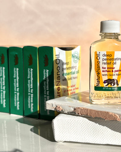 Nature Gold Nano Oil 8ml set of 6 premium wellness essential oil