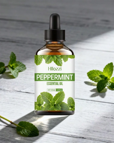Peppermint Essential Oil, Aromatherapy includes Glass Droper  - 100ml